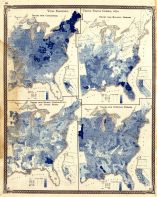 Census 1870 - Vital Statistics - Deaths, Indiana State Atlas 1876
